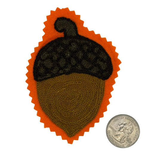 Acorn Chainstitched Patch