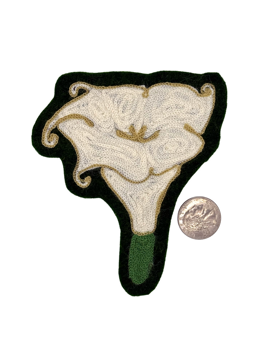Datura Chainstitched Patch