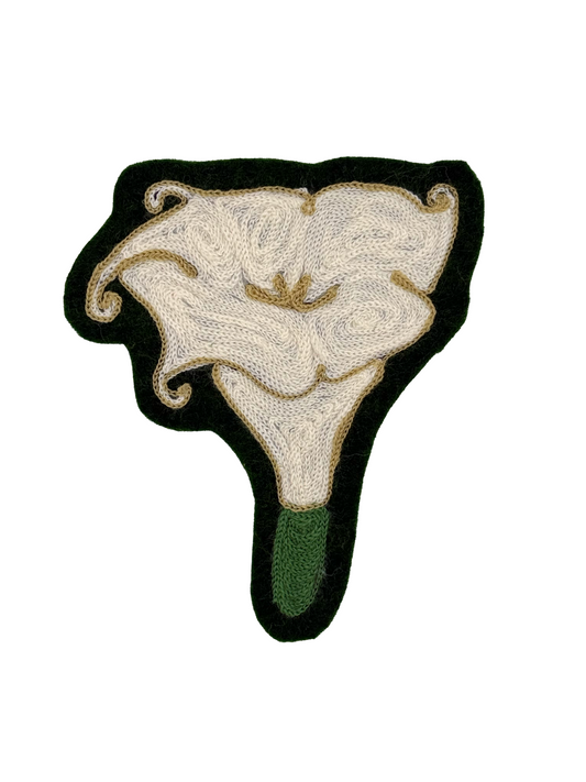 Datura Chainstitched Patch