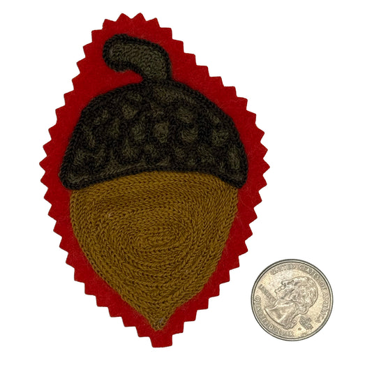 Acorn Chainstitched Patch