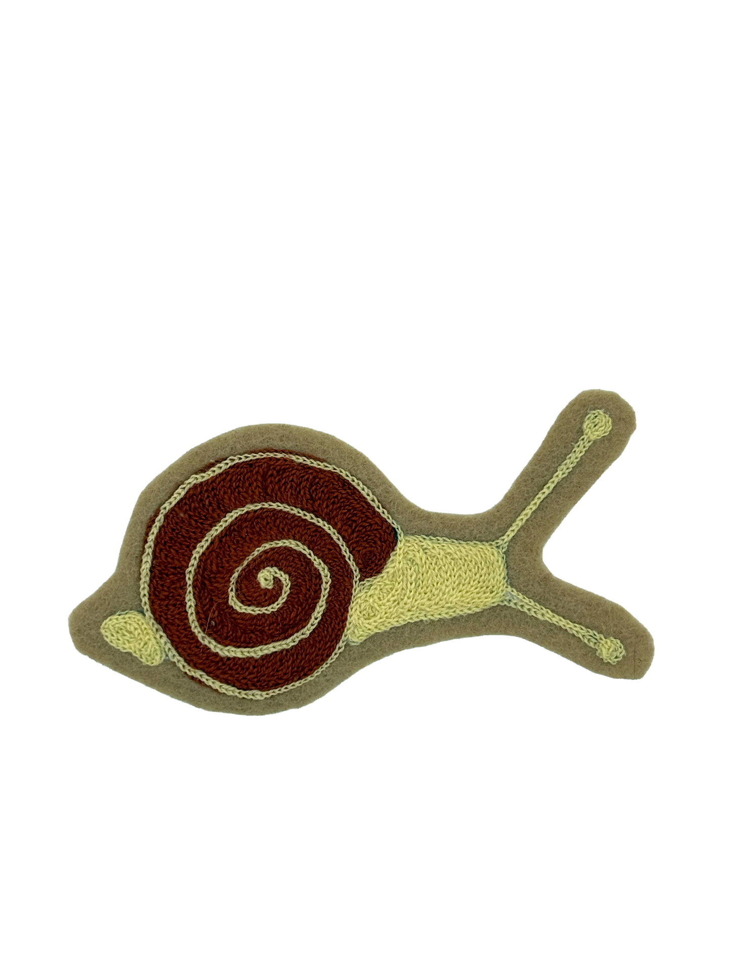 Snail Chainstitched Patch